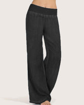 Jeans mit hoher Taille und weitem Bein